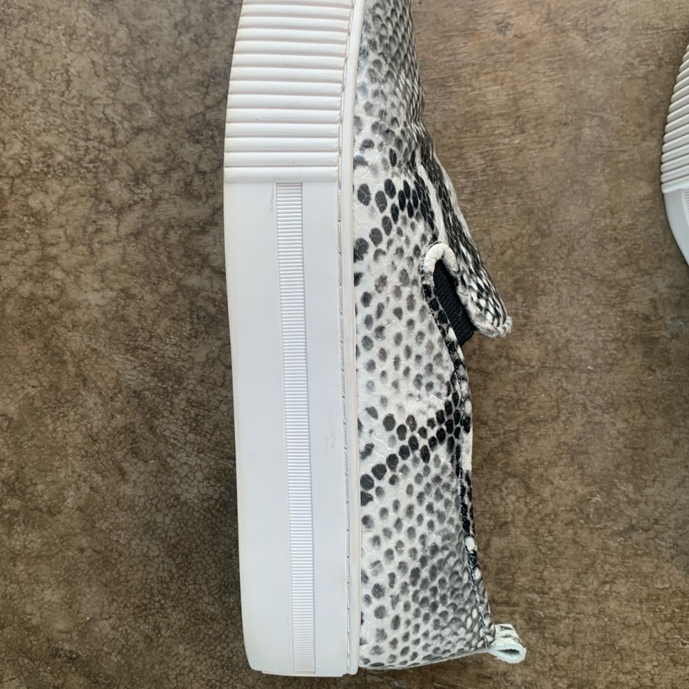 Halogen Python Printed Leather Shoes - image 4